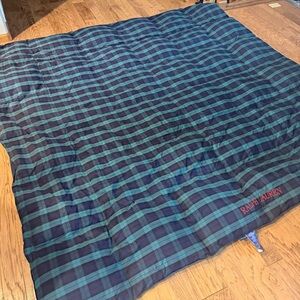 Ralph Lauren Vintage PLAID FULL/ Queen comforter